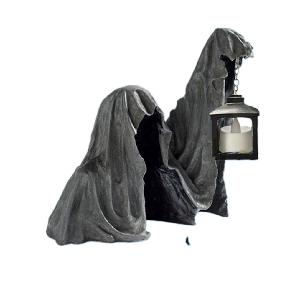 Halloween Lantern Hell Death Resin Decorations acacuss