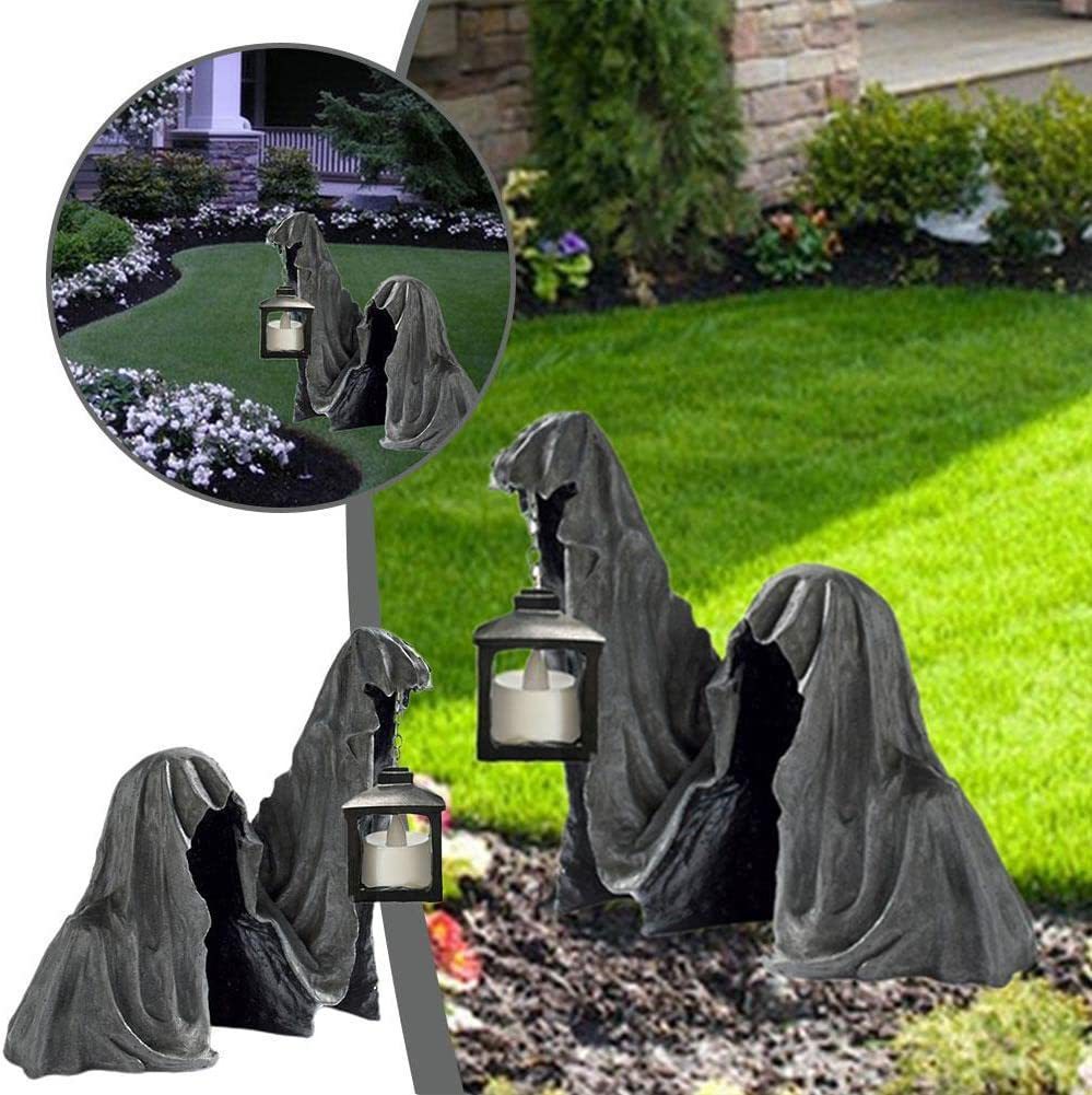 Halloween Lantern Hell Death Resin Decorations acacuss