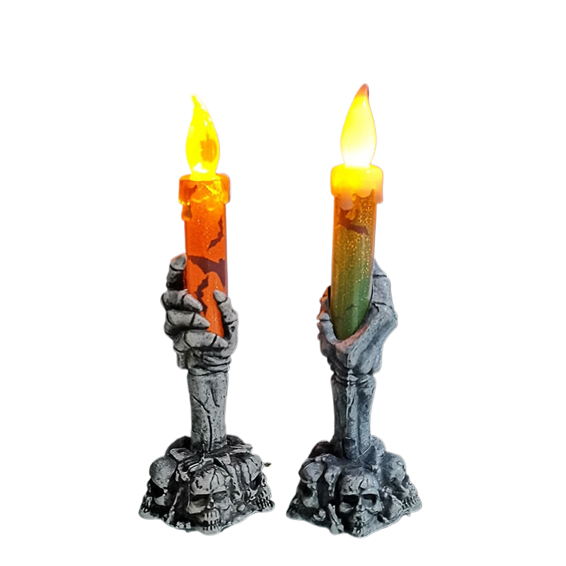 2023 Halloween Lights Skull Ghosts Party Demon Hand Candle Lights Led Pumpkin Party Happy Halloween Party Decor For Home acacuss