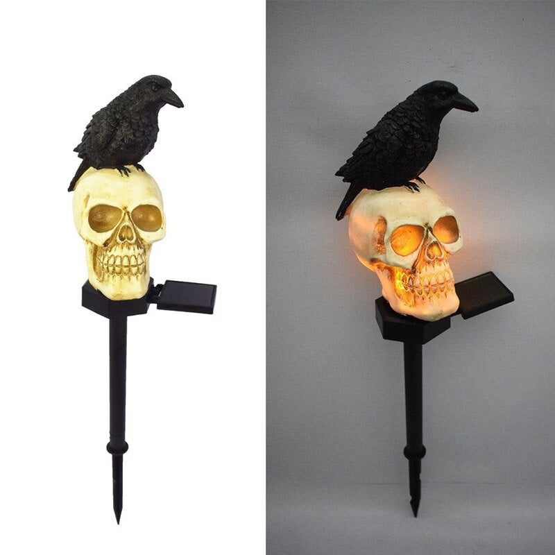 Halloween Outdoor Light Skeleton Ghost Horror Grimace Party Decor for Courtyard Home Holiday Lighting Garden Decoration acacuss