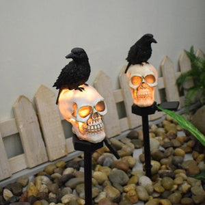 Halloween Outdoor Light Skeleton Ghost Horror Grimace Party Decor for Courtyard Home Holiday Lighting Garden Decoration acacuss