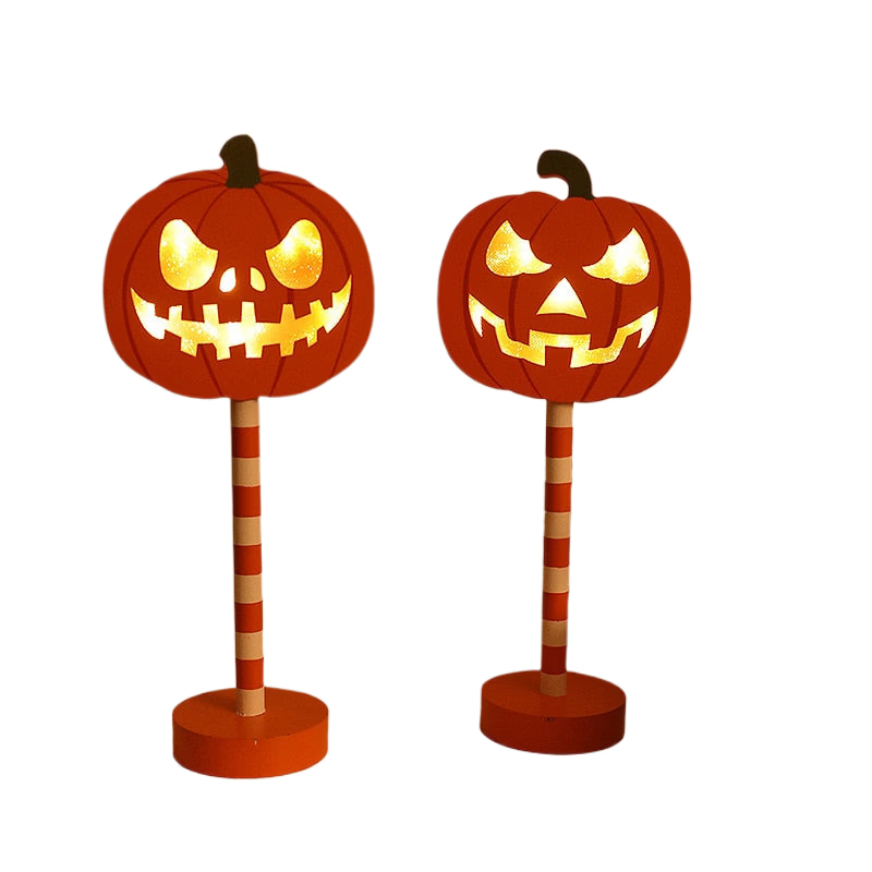 Halloween Party Decors Wood Sign Pumpkin Ghost Bat Night Lamp Halloween Ghost Festival Party Decorations for Home 2023 Christmas acacuss