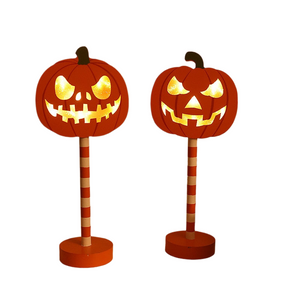 Halloween Party Decors Wood Sign Pumpkin Ghost Bat Night Lamp Halloween Ghost Festival Party Decorations for Home 2023 Christmas acacuss