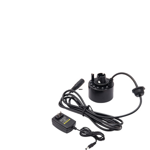 Halloween Party Mist Maker Ultrasonic Water Pond Fountain Fogger With 12 LED Light Flashes For Fish Tank Vase Birdbath Decor acacuss