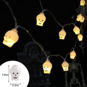Halloween Pumpkin Bat Spider Light String Glowing Horror Led Decorative Lamp Trick Or Treat Happy 2023 Halloween Day Decor acacuss