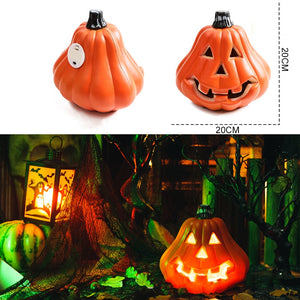 Halloween Pumpkin Led Light Lamp Creative Lantern Decoration Flashing Light Gypsophila Ghost Festival Dress Up Glowing acacuss