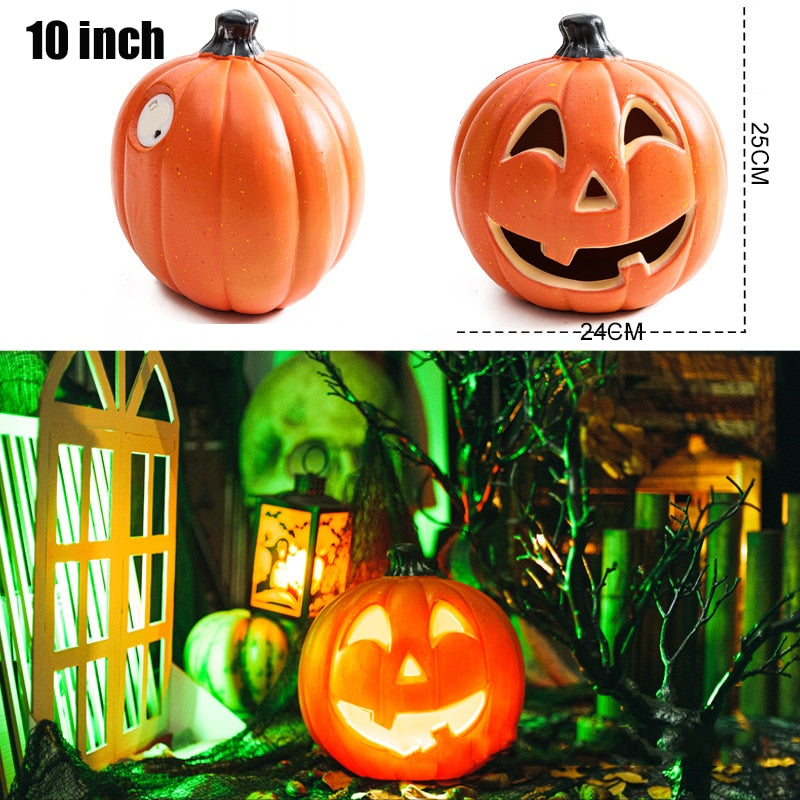 Halloween Pumpkin Led Light Lamp Creative Lantern Decoration Flashing Light Gypsophila Ghost Festival Dress Up Glowing acacuss