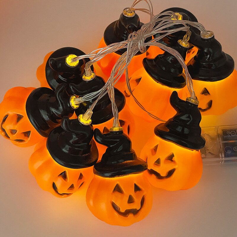 Halloween Pumpkin Led Light Lamp Creative Lantern Decoration Flashing Light Gypsophila Ghost Festival Dress Up Glowing acacuss