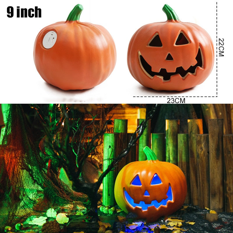 Halloween Pumpkin Led Light Lamp Creative Lantern Decoration Flashing Light Gypsophila Ghost Festival Dress Up Glowing acacuss