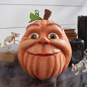 Halloween Pumpkin Outdoor Garden Decoration Ghost Party Pumpkin Six Weird Resin Crafts Ornaments acacuss