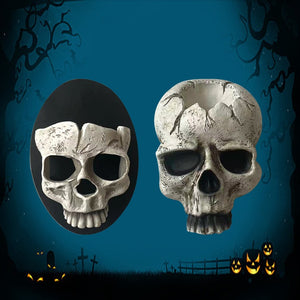 Halloween Skeleton Candle Holder Home Skeleton Candlestick Holder Resin Wall Hanging Ornament Desktop Pendant Living Room Decor acacuss