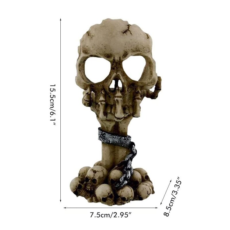 Halloween Skeleton Photo Frame Home Decoration Skeleton Candlestick Holder Resin Wall Hanger Desktop Pendant LivingRoon Decora acacuss