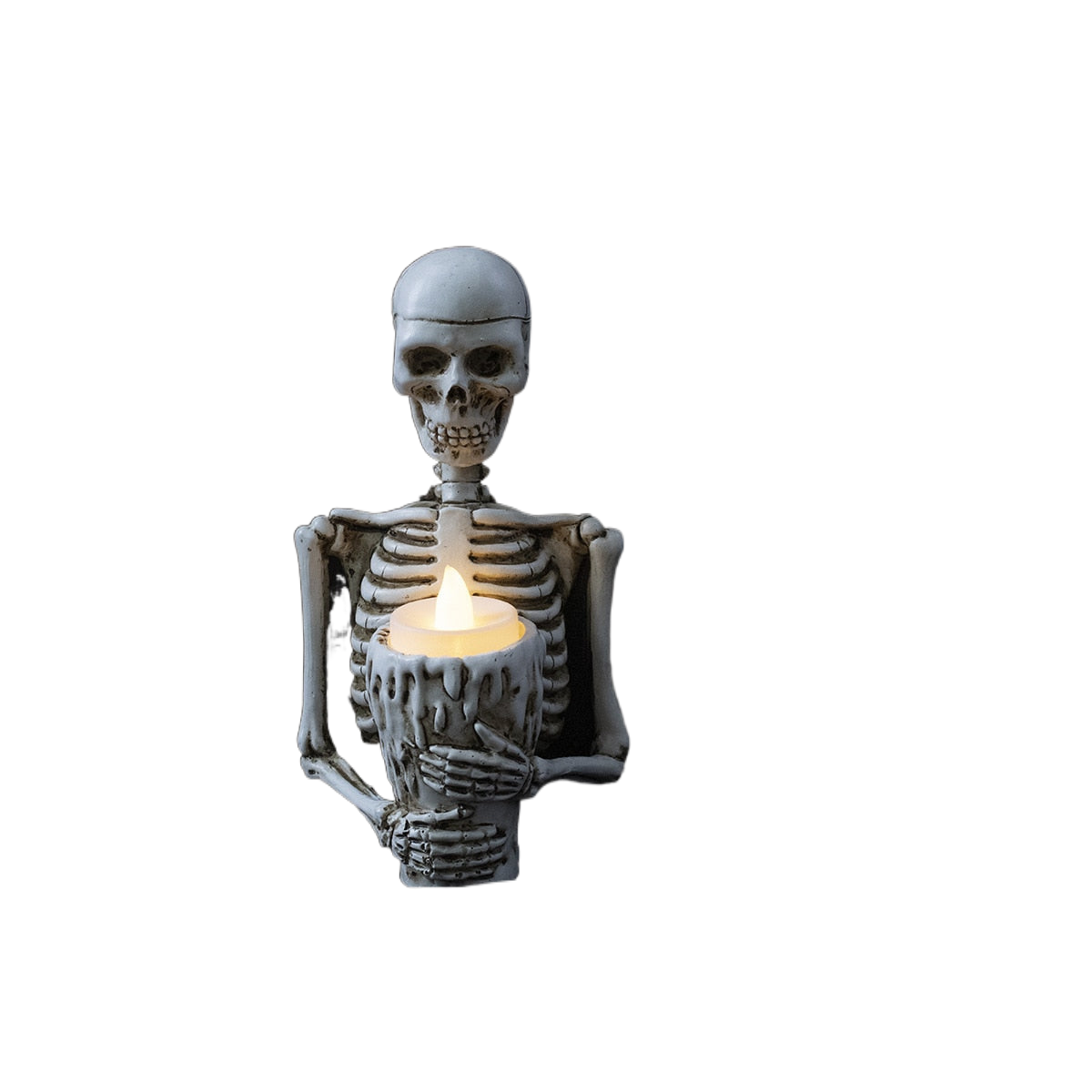 Halloween Skeleton Photo Frame Home Decoration Skeleton Candlestick Holder Resin Wall Hanger Desktop Pendant LivingRoon Decora acacuss