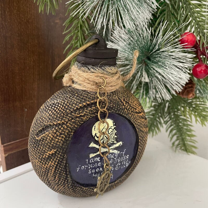 Halloween Skeleton Pirate Rum Bottle Desktop Decoration Home Decoration Decoration barman accesorios whiskey decanter acacuss