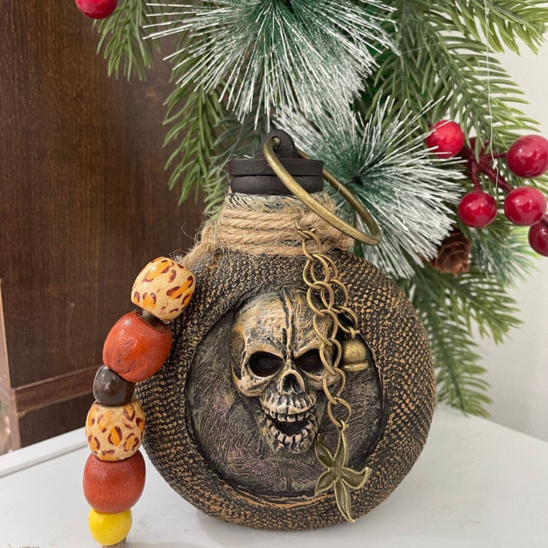 Halloween Skeleton Pirate Rum Bottle Desktop Decoration Home Decoration Decoration barman accesorios whiskey decanter acacuss