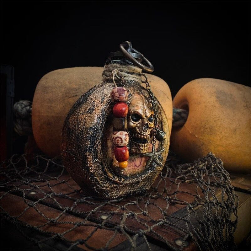Halloween Skeleton Pirate Rum Bottle Desktop Decoration Home Decoration Decoration barman accesorios whiskey decanter acacuss