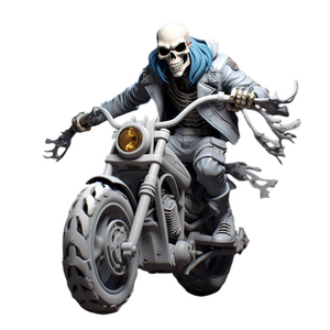 Halloween Skull Doll Resin Decorations Decorative Crafts acacuss