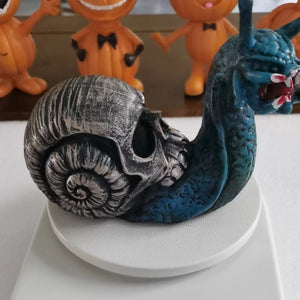 Halloween Snail Shape Statue Garden Decorations Ornaments acacuss
