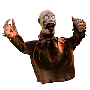 Halloween Swing Ghost Sound Control Decoration Ground Plug-in Ghost Horror Props Halloween Outdoor Garden Haunted House Decor acacuss