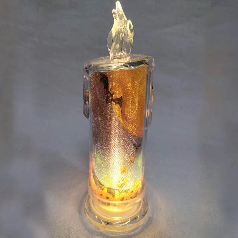 Halloween Tears LED Candle Lamp Ghost Festival Party DIY Pumpkin Bat Witch Happy Halloween Day Decor For Ghost House 20223 acacuss