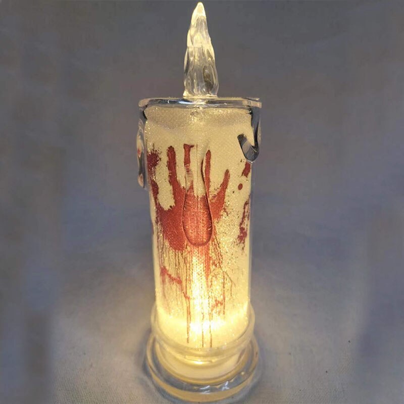 Halloween Tears LED Candle Lamp Ghost Festival Party DIY Pumpkin Bat Witch Happy Halloween Day Decor For Ghost House 20223 acacuss