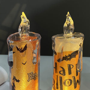 Halloween Tears LED Candle Lamp Ghost Festival Party DIY Pumpkin Bat Witch Happy Halloween Day Decor For Ghost House 20223 acacuss