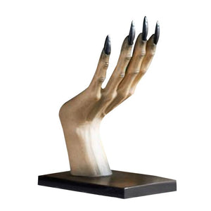 Halloween Witch Book Stand Halloween Resin Statue Witch Hand Bookends Halloween Party Table Decoration Witch Hands Book Holder acacuss