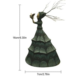 Halloween Witch Figurine Statue Resin Creepy Witch Sculptures Garden Decoration For Home Patio Yard Lawn Porch Garden Decoration acacuss