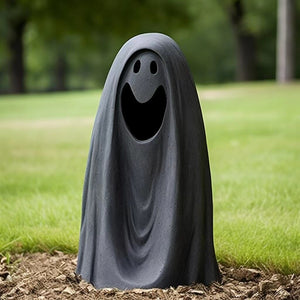 Halloween garden sculpture Black Ghost Outdoor statue garden decoration resin crafts fairy garden acacuss