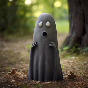 Halloween garden sculpture Black Ghost Outdoor statue garden decoration resin crafts fairy garden acacuss