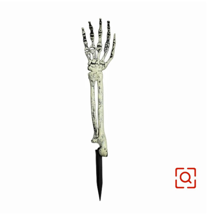 Halloween skeleton skull simulation skeleton hand bone garden lawn decoration haunted house horror Halloween Home Decoration2023 acacuss