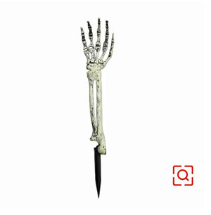 Halloween skeleton skull simulation skeleton hand bone garden lawn decoration haunted house horror Halloween Home Decoration2023 acacuss