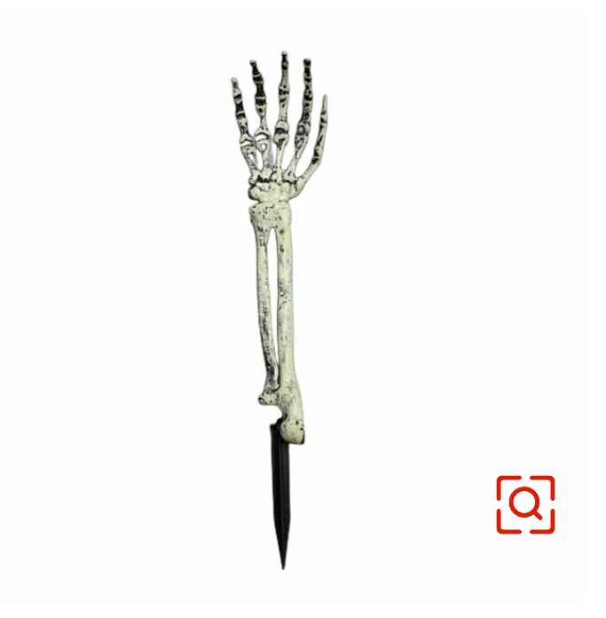 Halloween skeleton skull simulation skeleton hand bone garden lawn decoration haunted house horror Halloween Home Decoration2023 acacuss