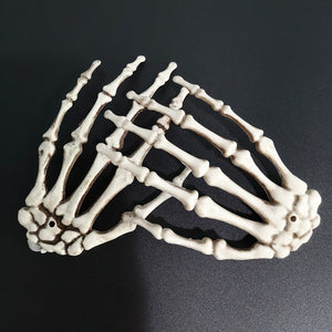 Halloween skeleton skull simulation skeleton hand bone garden lawn decoration haunted house horror Halloween Home Decoration2023 acacuss