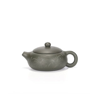 Hand Painted Orchid Pattern Tea Set Kettle Yixing Handmade Purple Clay Tea Pot Tea Ceremony Xishi Teapot Tea Ceremony Gifts acacuss
