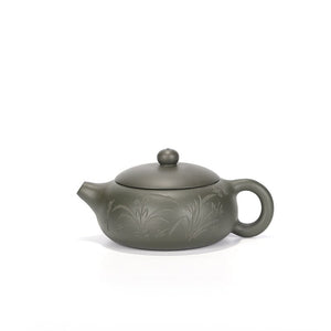 Hand Painted Orchid Pattern Tea Set Kettle Yixing Handmade Purple Clay Tea Pot Tea Ceremony Xishi Teapot Tea Ceremony Gifts acacuss