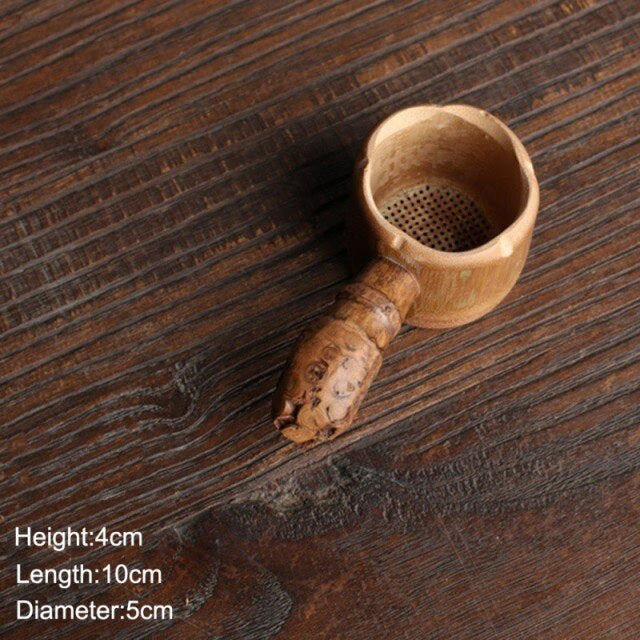 Handmade Bamboo Japanese Tea Strainer - ACACUSS