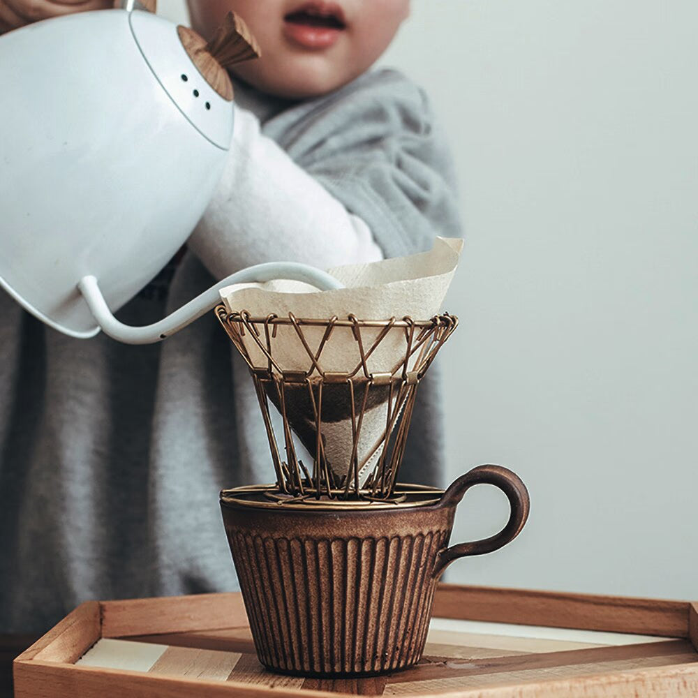 Handmade Ceramic Coffee Mug Retro Style Pottery Cups 320ml Milk Oat Breakfast Cup Heat Resistant Creative Gift for Friends acacuss