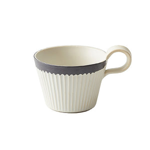 Handmade Ceramic Coffee Mug Retro Style Pottery Cups 320ml Milk Oat Breakfast Cup Heat Resistant Creative Gift for Friends acacuss