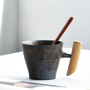 ACACUSS Handmade Coffee & Tea Ceramic Vintage Mug Cups Large - ACACUSS