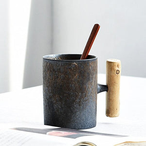 ACACUSS Handmade Coffee & Tea Ceramic Vintage Mug Cups Large - ACACUSS