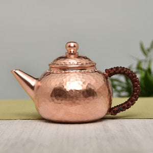 Handmade Pure Copper Tea Tray Teapot Teacup Tea Ceremony Accessories Rectangular Dry Bubble Table Kung Fu Tea Set Accessories acacuss