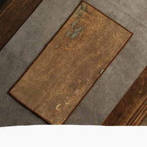 ACACUSS Handmade Suede Tea Towel Zen Table And Tea Cloth Cotton Linen Cloth Towel  Absorbent Creative Embroidery Tea Ceremony Accessories - ACACUSS
