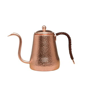 Handmade Vintage Unique  Copper Teapot Pure Copper tea kettle Teapot Solid Copper Tea pot Kettle Stovetop Teapot, 0.5Quarts - ACACUSS