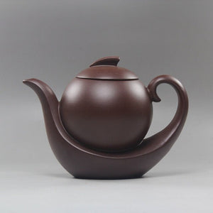 Handmade Yixing teapot Elegant Xishi Purple Clay Pot Raw Ore Green Clay All Handmade - ACACUSS