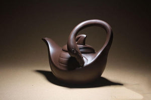 Handmade Yixing teapot Elegant Xishi Purple Clay Pot Raw Ore Green Clay All Handmade - ACACUSS