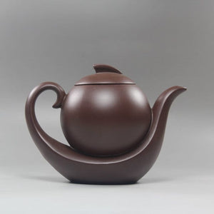 Handmade Yixing teapot Elegant Xishi Purple Clay Pot Raw Ore Green Clay All Handmade - ACACUSS