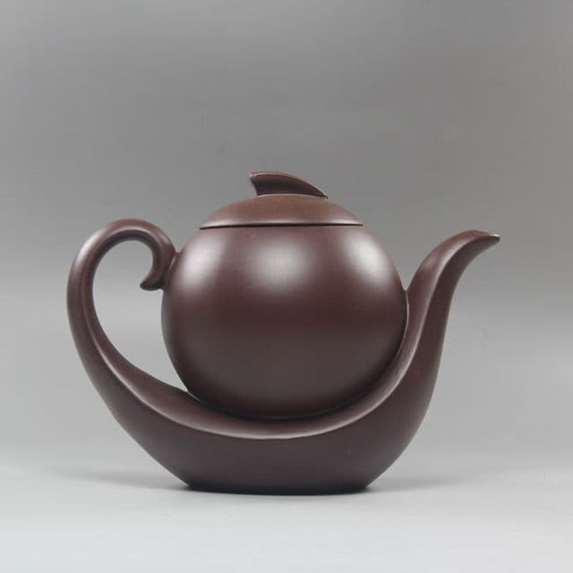 Handmade Yixing teapot Elegant Xishi Purple Clay Pot Raw Ore Green Clay All Handmade - ACACUSS