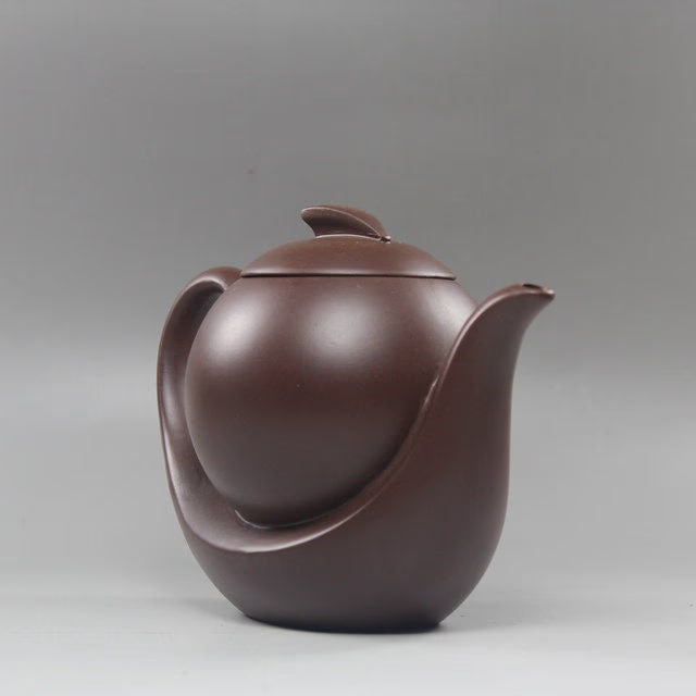 Handmade Yixing teapot Elegant Xishi Purple Clay Pot Raw Ore Green Clay All Handmade - ACACUSS