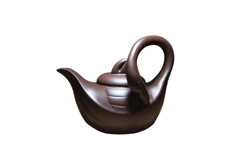Handmade Yixing teapot Elegant Xishi Purple Clay Pot Raw Ore Green Clay All Handmade - ACACUSS